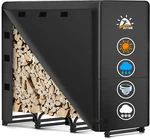 4FT Heavy Duty Firewood Log Rack With Cover - Outdoor Storage Organizer. Fixed Price $133.99.