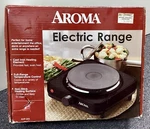 Aroma Electric Range W/cast Iron Heating Element Model AHP-303 (gb). Fixed Price $45.00.