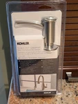 Kohler K-1895-C-BN Contemporary Soap Dispenser Brushed Nickel Brass New. Fixed Price $59.98.