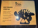 Voda 4.9 Mini Heat Powered Stove Fan Double Blade For Sm Places Wood / Log. Fixed Price $42.99.