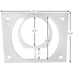 Harman Ceramic Insert Plate Gasket: 3-44-237639. Fixed Price $8.95.