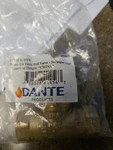 New! Dante Straight 1/2-INCH Quarter Turn 1/4 Ball Valve, Brass. Fixed Price $13.00.