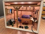 American Girl Ag Minis Horse Stable Set With Illuma Room And Power Adaptor. Fixed Price $250.00.