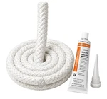 Travis Industries Lopi Avalon Stove Door Gasket Kit 7/8" X 8' Silicone Adhesive. Fixed Price $27.00.