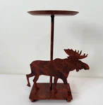 Rustic Metal Moose Candle Holder Cabin Lodge Primitive Wildlife Decor. Fixed Price $10.00.