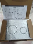 Toto YT930#MS Dual Push Plate With Round Buttons (duofit In-wall Tanks). Fixed Price $65.89.