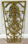 Regency Rococo Revival Cast Wrought Iron Window Grille Grate Panel Wall Garden. Fixed Price $88.00.