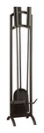 Panacea Black Matte Steel Indoor Fireplace Tool Set. Fixed Price $64.26.