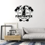 Vinyl Wall Decal Firefighter Rescue Team Firefighting Stickers (IG6045). Fixed Price $28.99.
