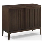 Crosley Furniture Asher Wood Record Storage Media Console - Dark Brown. Fixed Price $414.33.