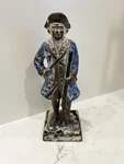 Antique Cast Iron Minuteman Revolutionary War Soldier Sculpture / Figure. Fixed Price $35.00.