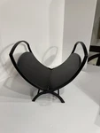 Wrought Iron & Steel Folding Fireplace Log Rack. Fixed Price $44.95.