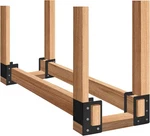 Firewood Log Storage 3.8 Inches (l) X (w) 5.8 (h), Black. Fixed Price $34.27.