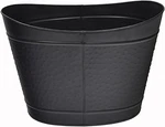 Black Oval Log Bin For Fireplace Farmhouse Style, Powder-coated Metal. Fixed Price $216.78.