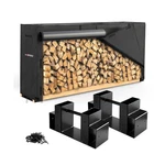 Mofeez Firewood Log And 8FT Cover Combo, Racks Holder For Stor.... Fixed Price $64.18.