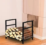 Fire Wood Rack Log Holder Storage Out In Door Place Heavy Duty Metal Steel Black. Fixed Price $28.92.