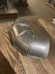 5 Stainless Steel Stove/chimney Vent Adjustable Elbow 316SS 24GA. Fixed Price $36.99.