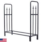 Goplus Firewood Rack Indoor Outdoor Fireplace Storage Holder Logs Heavy Duty. Fixed Price $79.37.