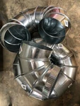 Lot Of Imperial GV0298-C 24 Ga. Galvanized Stove Pipe Elbow 7 X Dia. In.. Fixed Price $44.50.