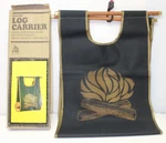 Rare Vtg Christen Fireside Canvas Log Carrier #31-103-0 Hvy Duty 14" X 21.5" Nos. Fixed Price $34.99.