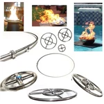 Easyfirepits Lifetime Warr 316 Stainless Round Gas Pit/ Table Burners. Fixed Price $111.00.