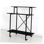 Zhongma 3 Tier Sturdy Plant Stand With Wheels, Heavy Duty ZM010. Fixed Price $128.84.