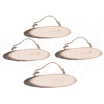 4 X Natural Wood Dia 17-21CM Log Chips For Diy Painting. Fixed Price $17.99.