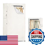 Alickwang Heavy Duty 600D Waterproof Clothing Rack Cover Zipper Dustproof White. Fixed Price $79.12.