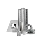 Duravent Unit Heater Kit, 4IN., Vertical, Galvanized Steel, Model# 4BVKNT. Fixed Price $169.99.