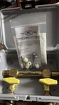 Mec ME952 Gas Box Outlet W/ Shut Off Valves & Instructions. Fixed Price $141.55.
