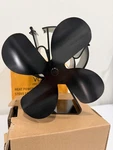 Voda 4-BLADE Heat Powered Stove Fan For Wood/log Burner/fireplace Increases 80%. Fixed Price $42.99.