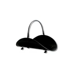 Panacea Black Matte Steel Log Rack 15218. Fixed Price $50.95.