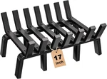 Amagabeli Fireplace Grate 17 Inch With 8 Support Legs Solid Steel Heavy Duty. Fixed Price $55.85.