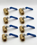 Pack Of 8 Brass Ball Valve 1/2" Fnpt Blue Handle PN-1.6MPA Water Gas HPB59-1 New. Fixed Price $160.00.