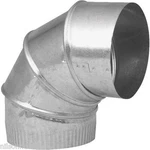 (2)-IMPERIAL Galvanized 7" 24 90 Degree Stove Pipe Adjustable Elbow GV0298-C. Fixed Price $47.89.