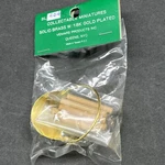 Dollhouse Miniature Fireplace Log Rack Holder Brass 18K Gold Plated Vemars 1:12. Fixed Price $12.95.