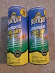 Two (2) Bengal Products 93650 Ultradust 2X Fire Ant Killer Canisters 12 Oz Each. Fixed Price $27.95.