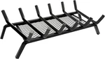 Durable 27" Steel Fireplace Grate With Ember Mesh - Log Holder Included. Fixed Price $139.99.