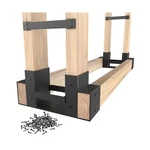 Mr Ironstone Firewood Outdoor Indoor, Brackets Kit Adjusta.... Fixed Price $54.57.