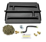 Dreffco Hd Steel Triple Row Gas Burner & Connection Kit For Fireplaces 3X Flames. Fixed Price $269.99.