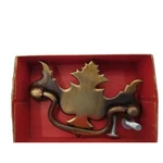 Vtg Sears Chippendale Drop Bail Drawer Pull Batwing Antique Finish Nos W/ Box. Fixed Price $19.97.