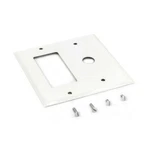 Combination Wall Plate Cover W/ Decora Rocker & Hole For Mount Rheostats. Fixed Price $21.95.