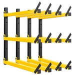 Greener Lumber Storage Folding Wood Racks Wallmounted Metal Rack.... Fixed Price $138.42.