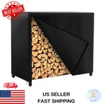 Firewood Rack Cover Log Waterproof Storage Holder Outdoor 4FT Heavy Duty Su. Fixed Price $30.99.