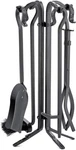 Uniflame F-1126 Rustic Mini Fireplace Iron Tools Set, 5-PIECES Black. Fixed Price $39.99.