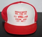 Vintage Bridgewater Virginia Steam Gas Meet Hat Trucker Volunteer Fire Dept. Fixed Price $14.99.