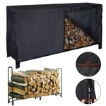 4/8FT Firewood Storage Log Rack With Waterproof Cover Heavy Duty Indoor Outdoor. Fixed Price $74.94.