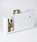 Yamazaki Home Tower Space Saving Steel Sliding Drawer Seasoning Rack For Kitchen. Fixed Price $126.00.