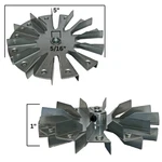 Harman Combustion Fan Paddle 5" Double Impeller Blade, 3-20-502221, Oem Quality. Fixed Price $14.10.