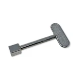 Hearthmaster Gas Fireplace Valve Key 1/4" Square Socket Chrome Universal 3". Fixed Price $10.89.